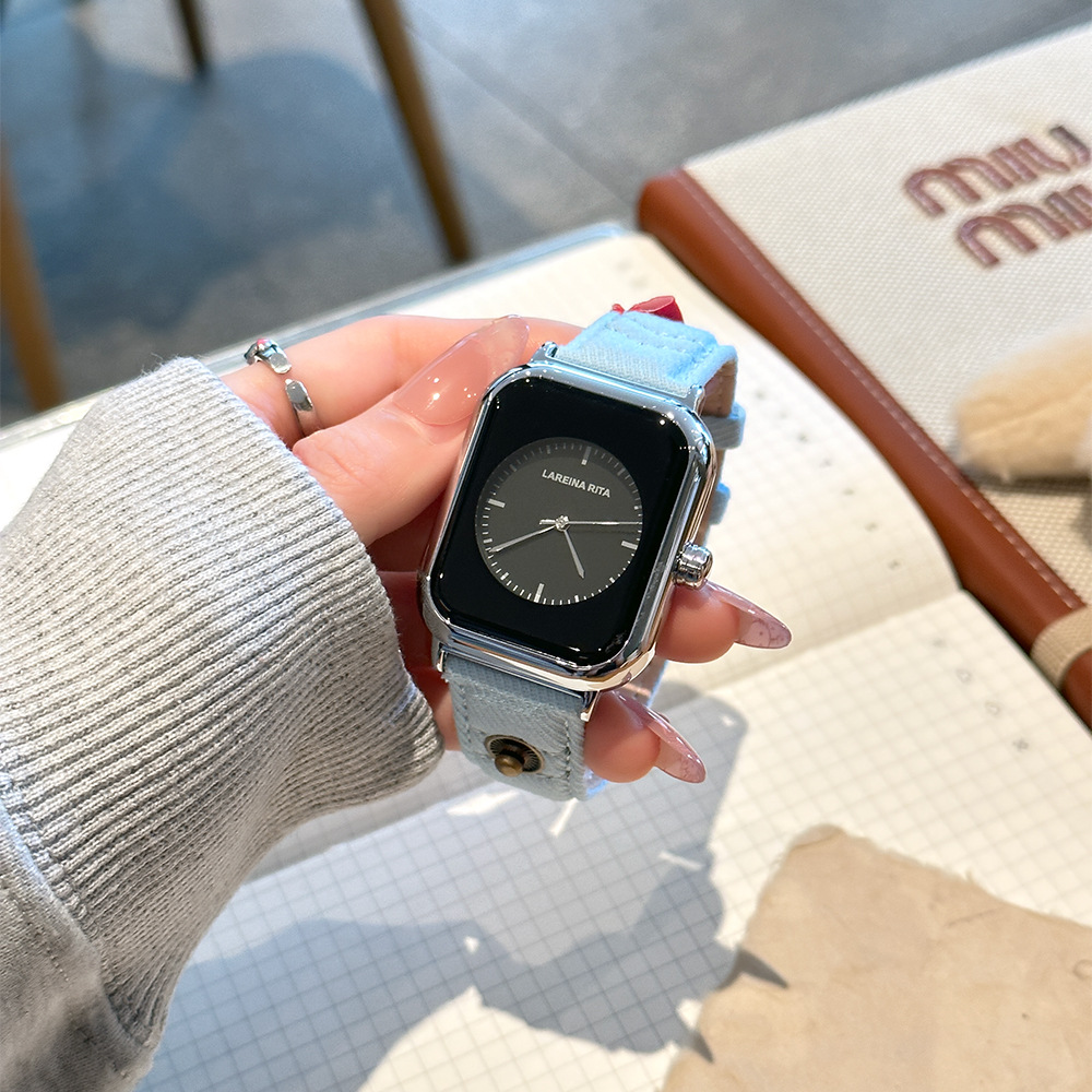 New Stylish Square Watch With  - Canvas Strap Watch incelemesi ve fiyatı