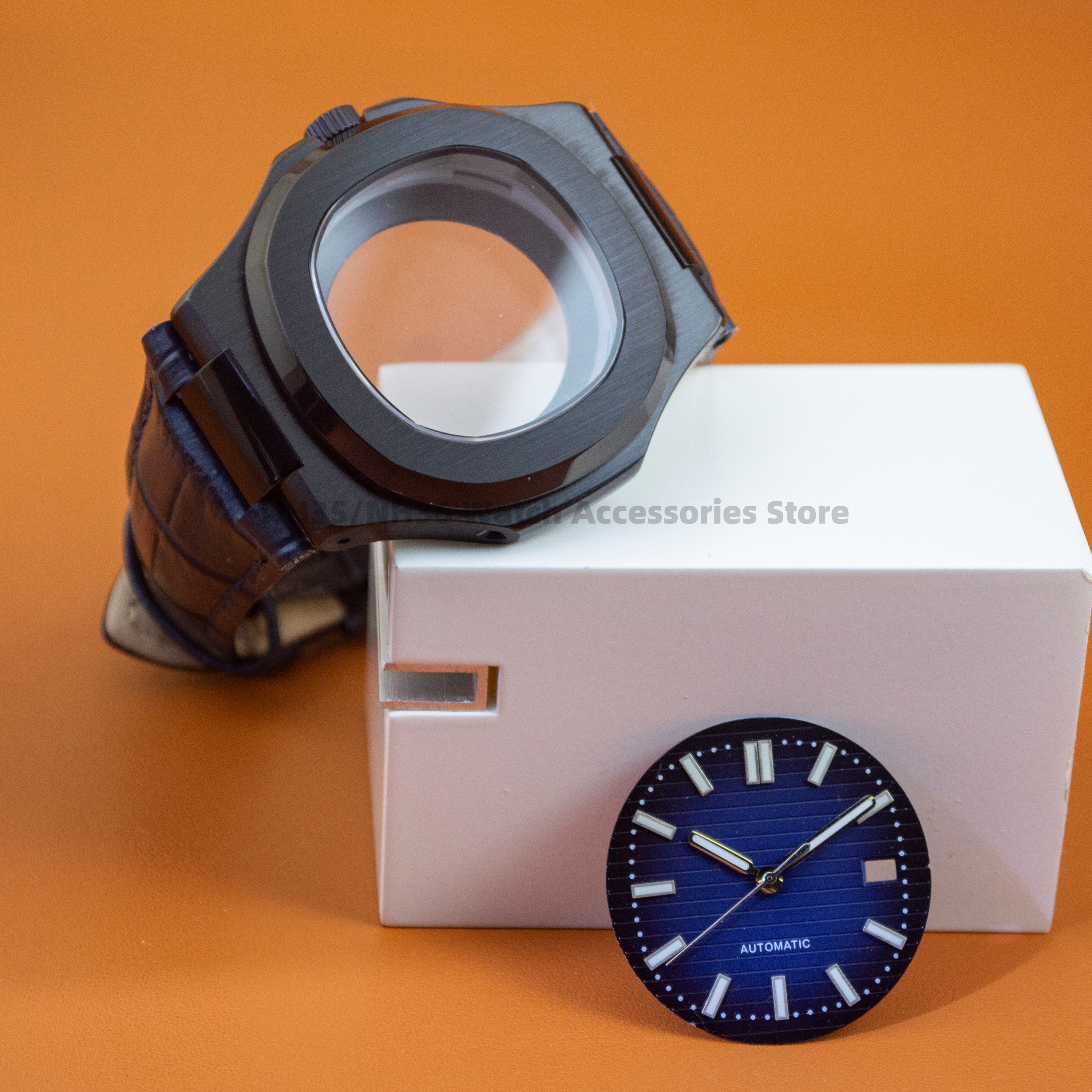 316L Stainless Steel Watch Cas - Leather Watch Band Men incelemesi ve fiyatı