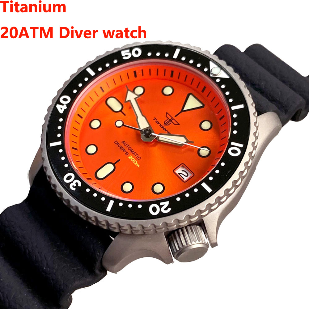 Tandorio 41mm Titanium NH35 Me - Rubber Strap Diver incelemesi ve fiyatı