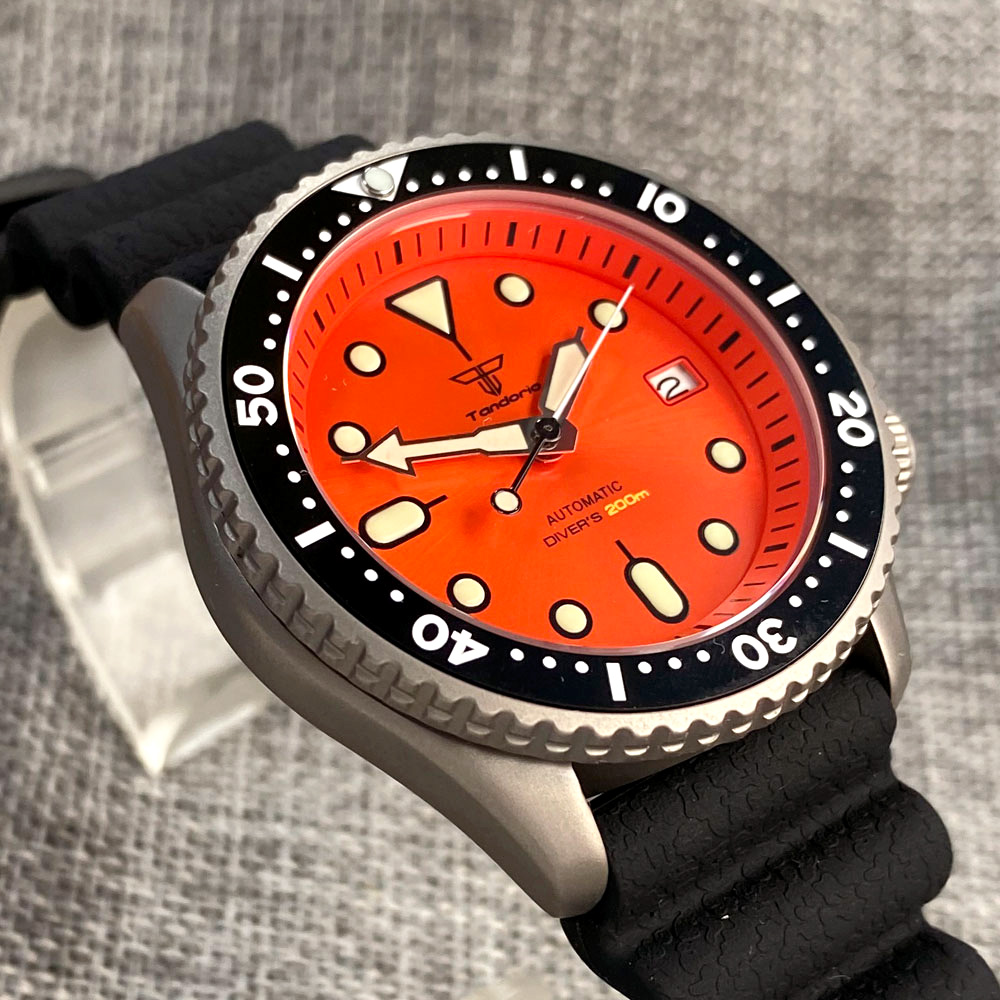 Tandorio 41mm Titanium NH35 Me - Rubber Strap Diver incelemesi ve fiyatı