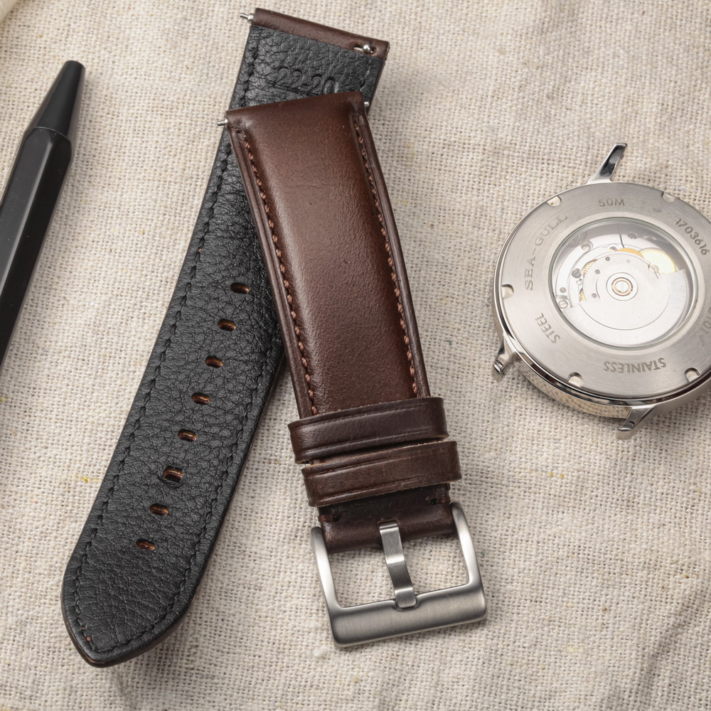 Hemsut Watch Bands Genuine Lea - Leather Strap Quick Release incelemesi ve fiyatı