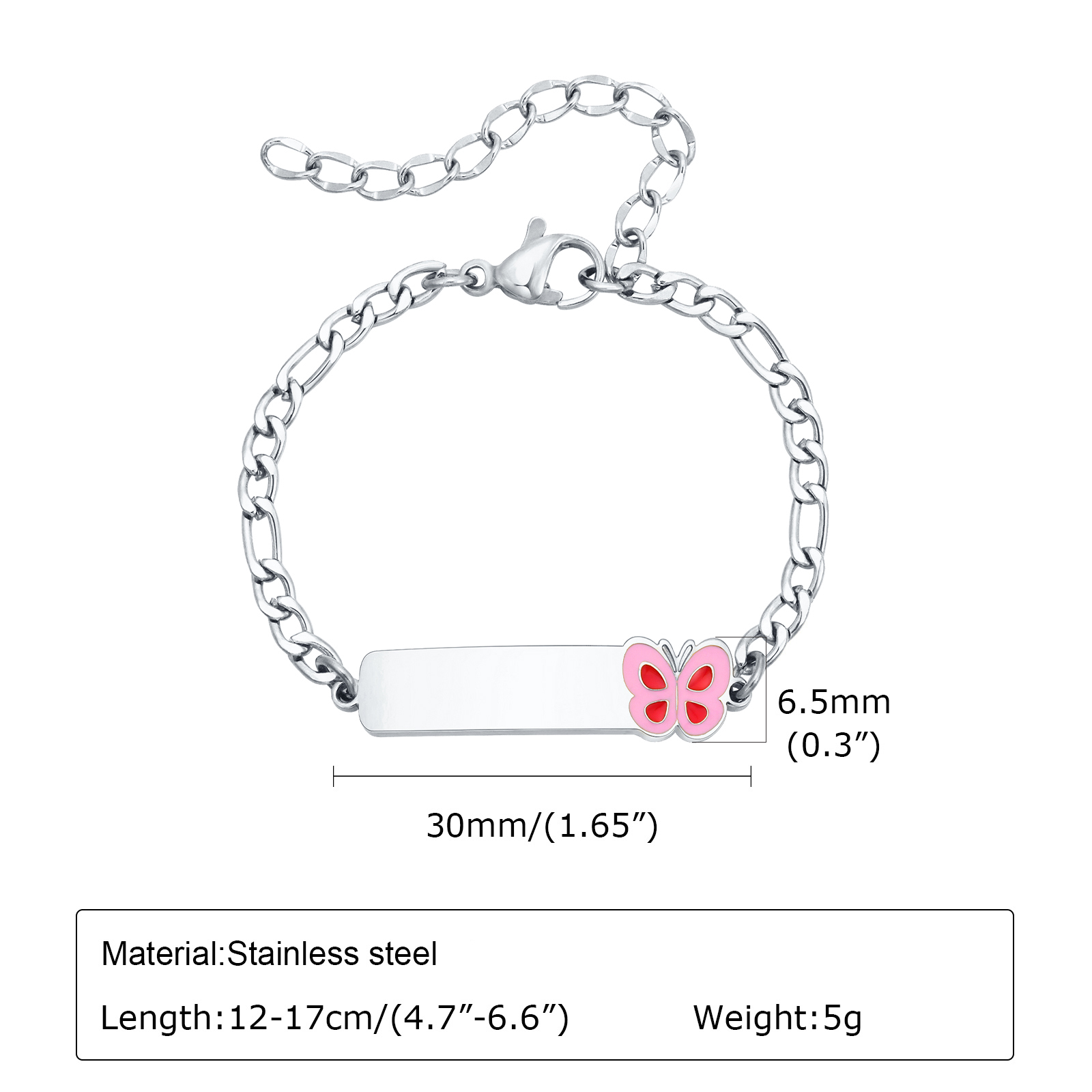 Vnox Personalized Baptism Gift - Butterfly Clasp Deployant incelemesi ve fiyatı