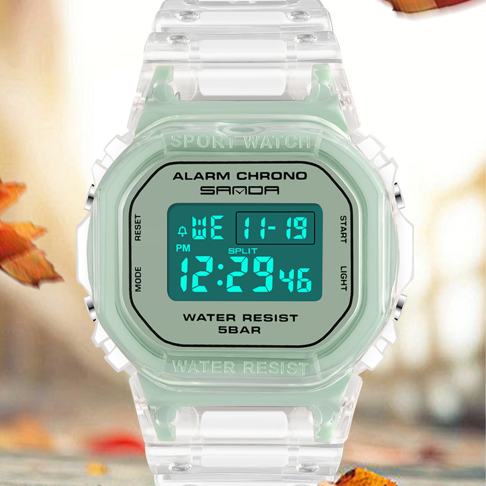 SANDA White Fashion Sport Watc - Rubber Strap Diver incelemesi ve fiyatı