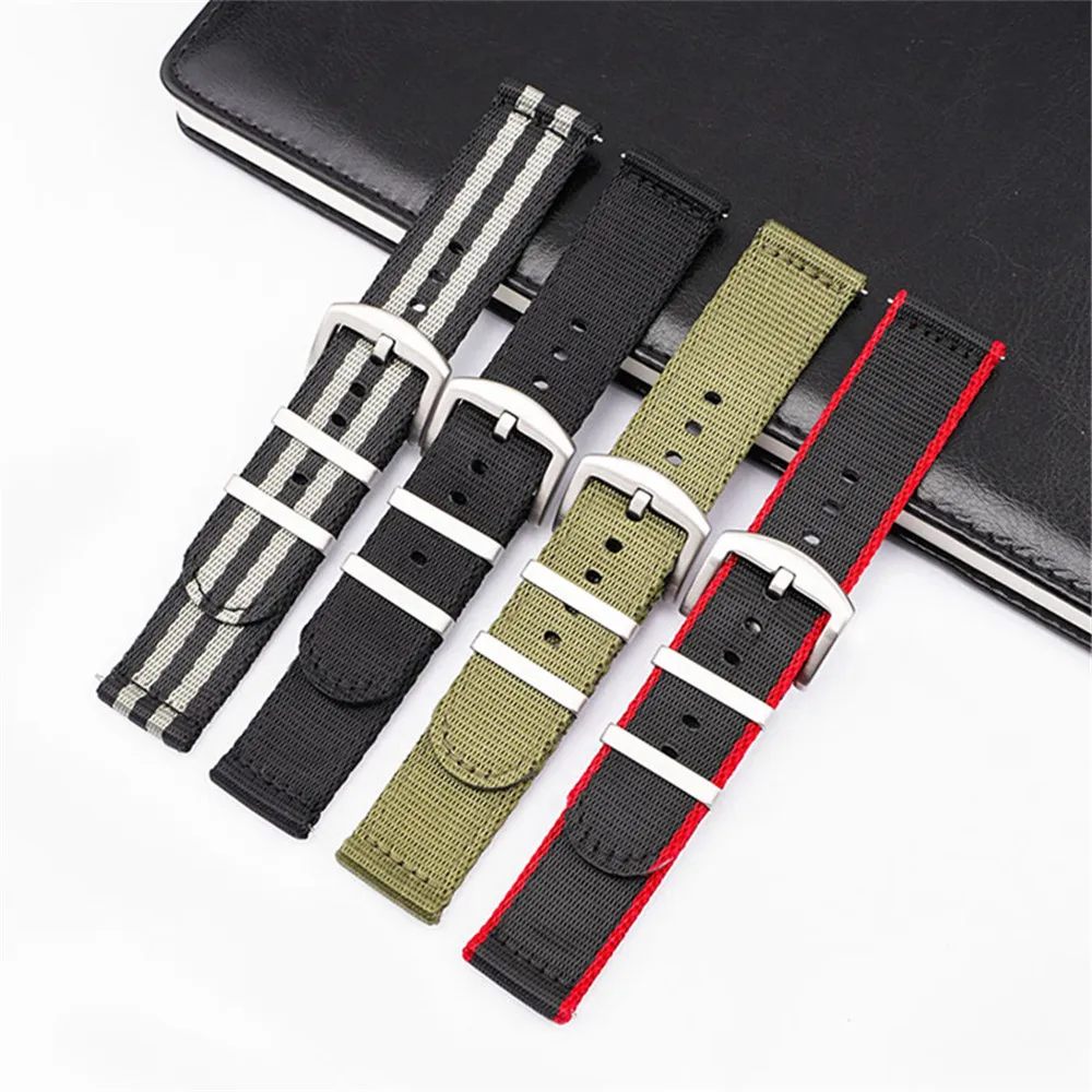 18/20/22/24mm Nylon Strap Men  - Canvas Strap Watch incelemesi ve fiyatı