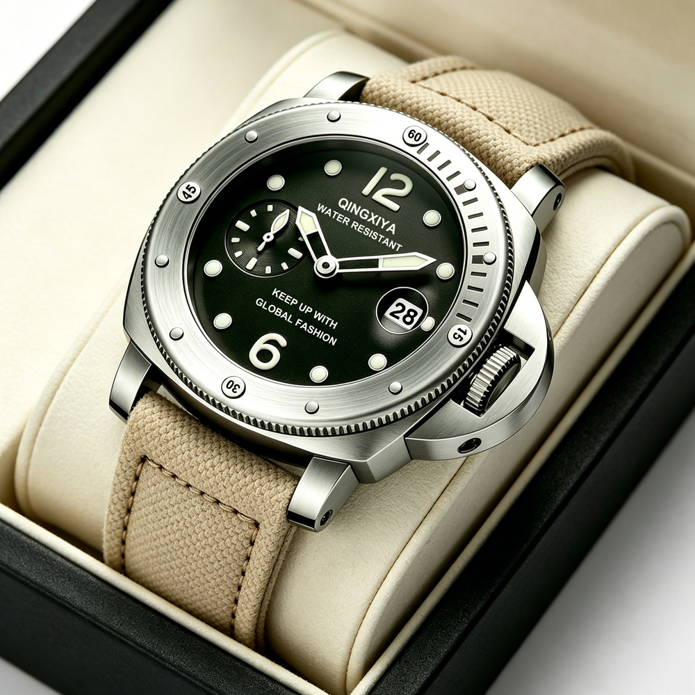QINGXIYA Sports Canvas Strap M - Canvas Strap Watch incelemesi ve fiyatı