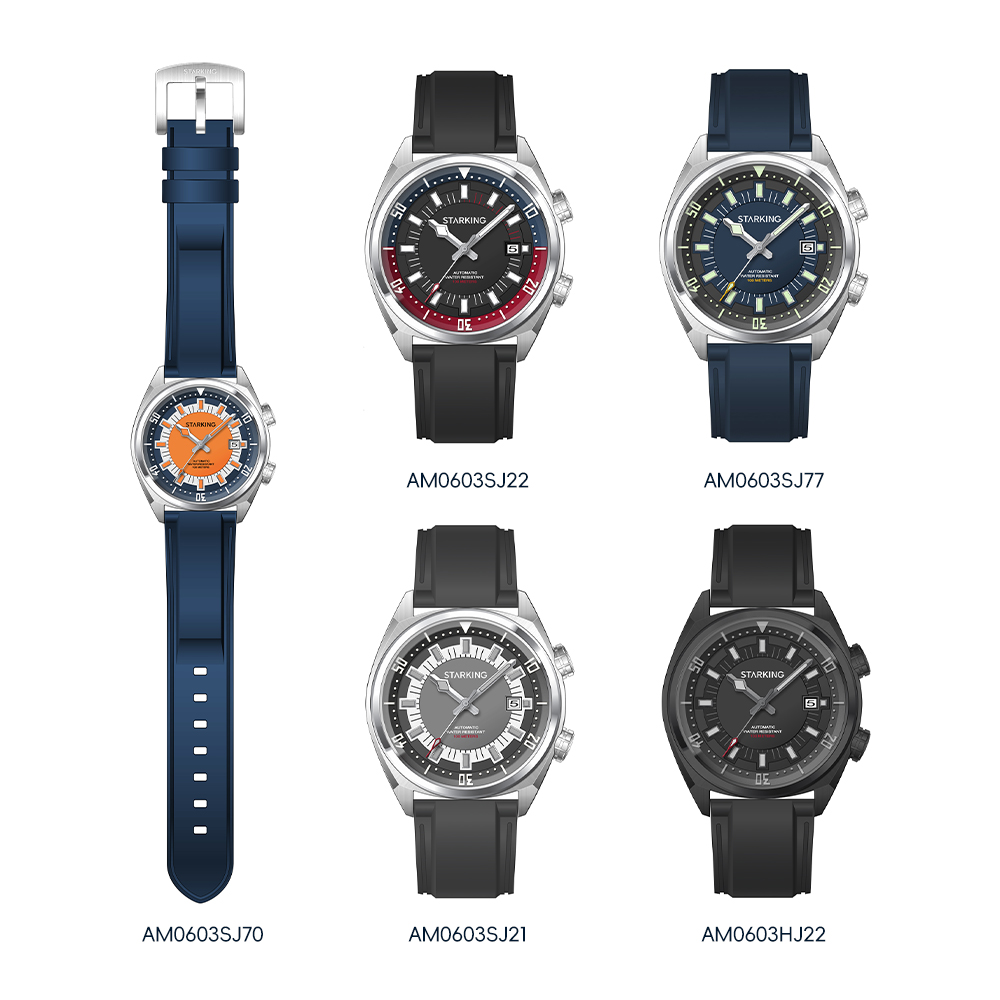 STARKING Men's Automatic 8215  - Rubber Strap Diver incelemesi ve fiyatı