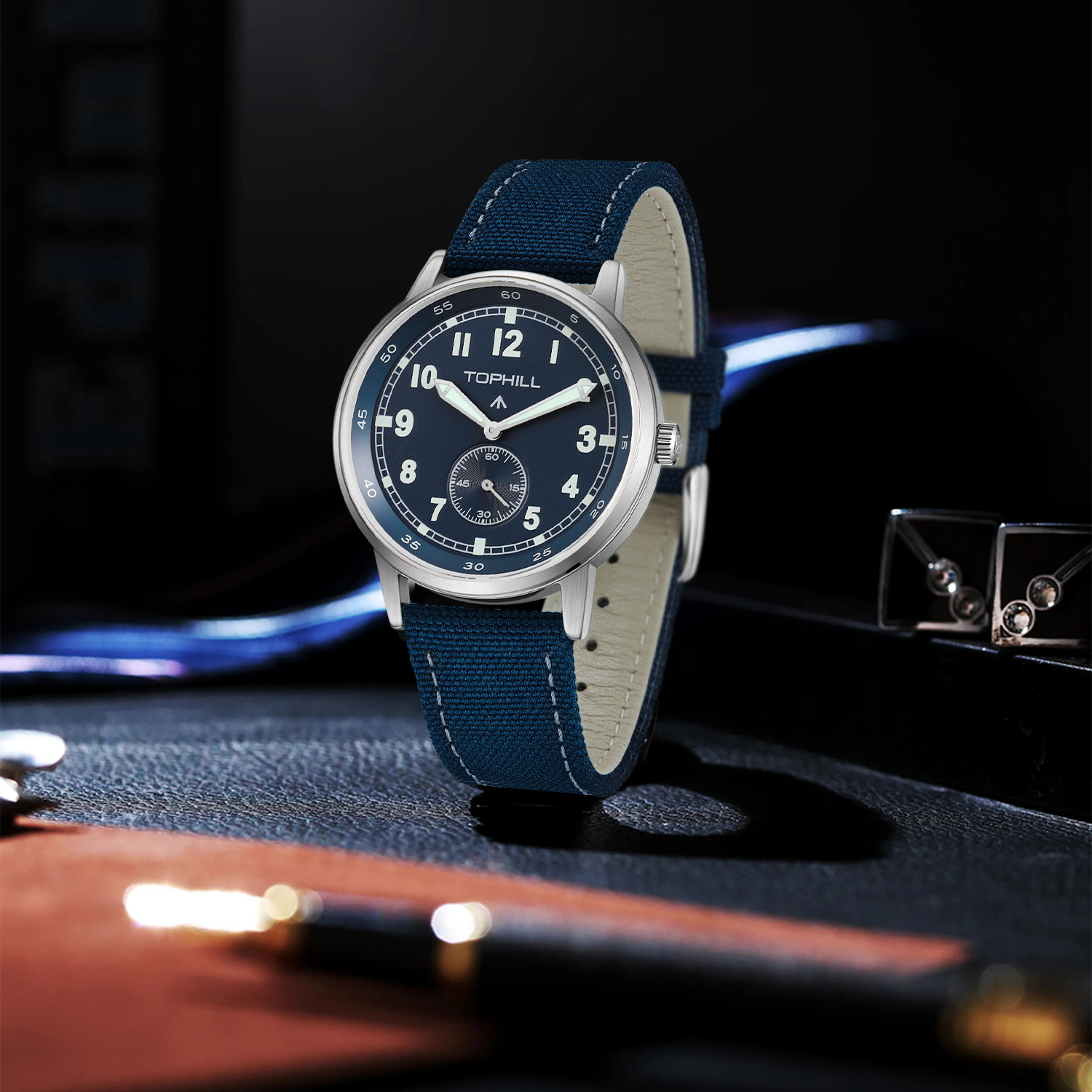 2025 New TOPHILL TW099G 40mm B - Canvas Strap Watch incelemesi ve fiyatı