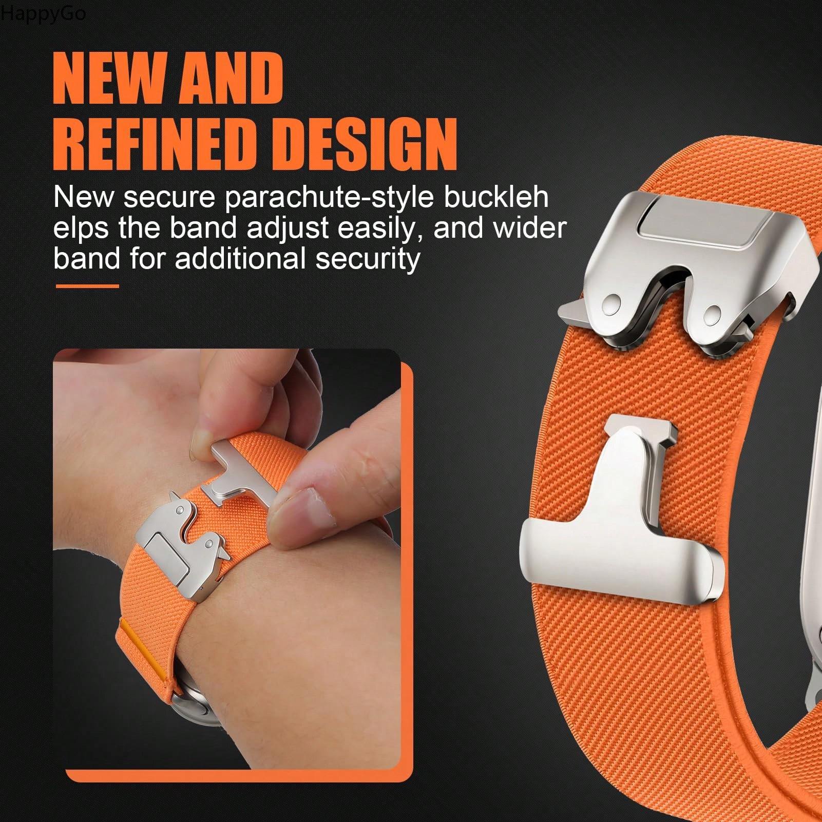 Wide Stretchy Nylon Wrist Stra - Parachute Strap Elastic incelemesi ve fiyatı