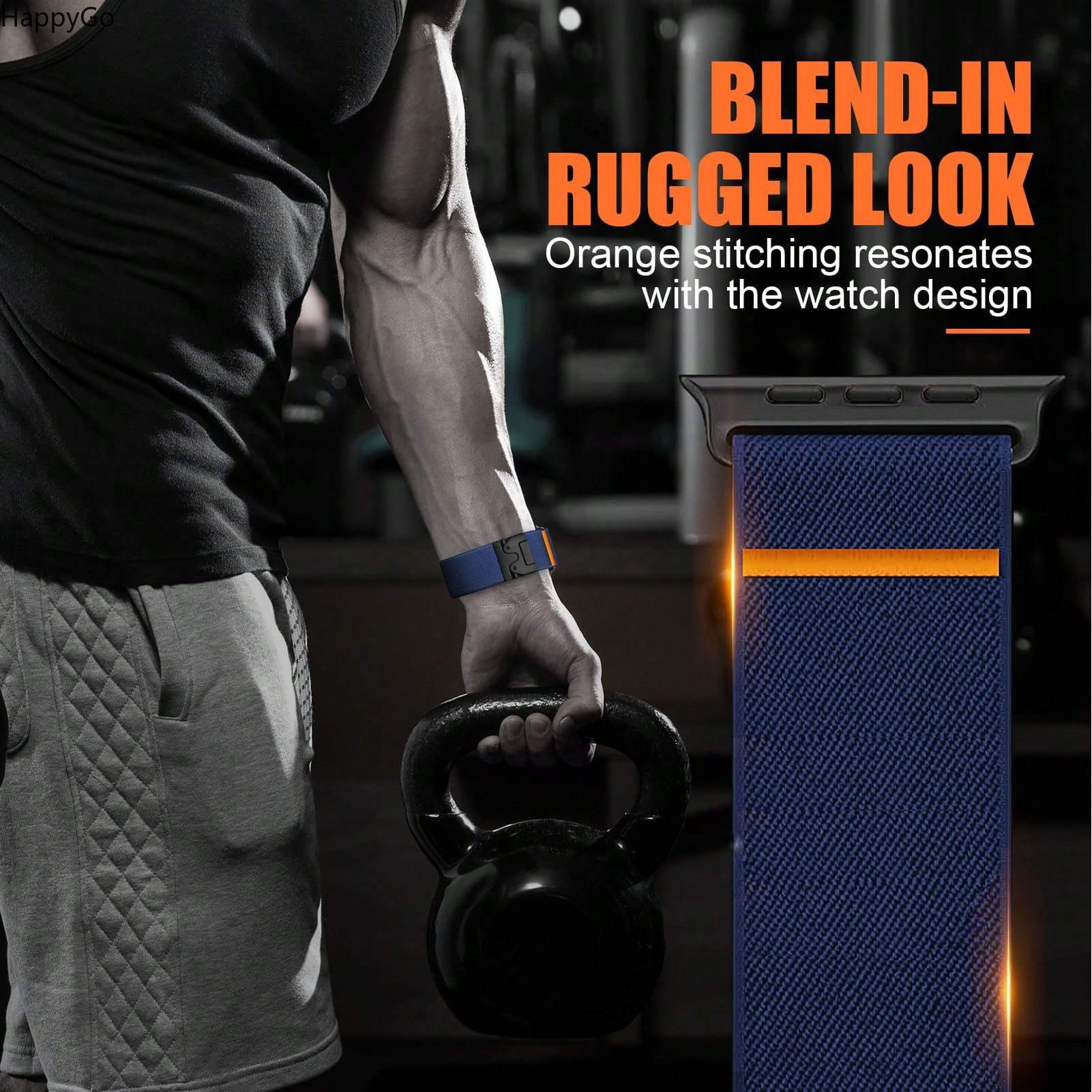 Wide Stretchy Nylon Wrist Stra - Parachute Strap Elastic incelemesi ve fiyatı