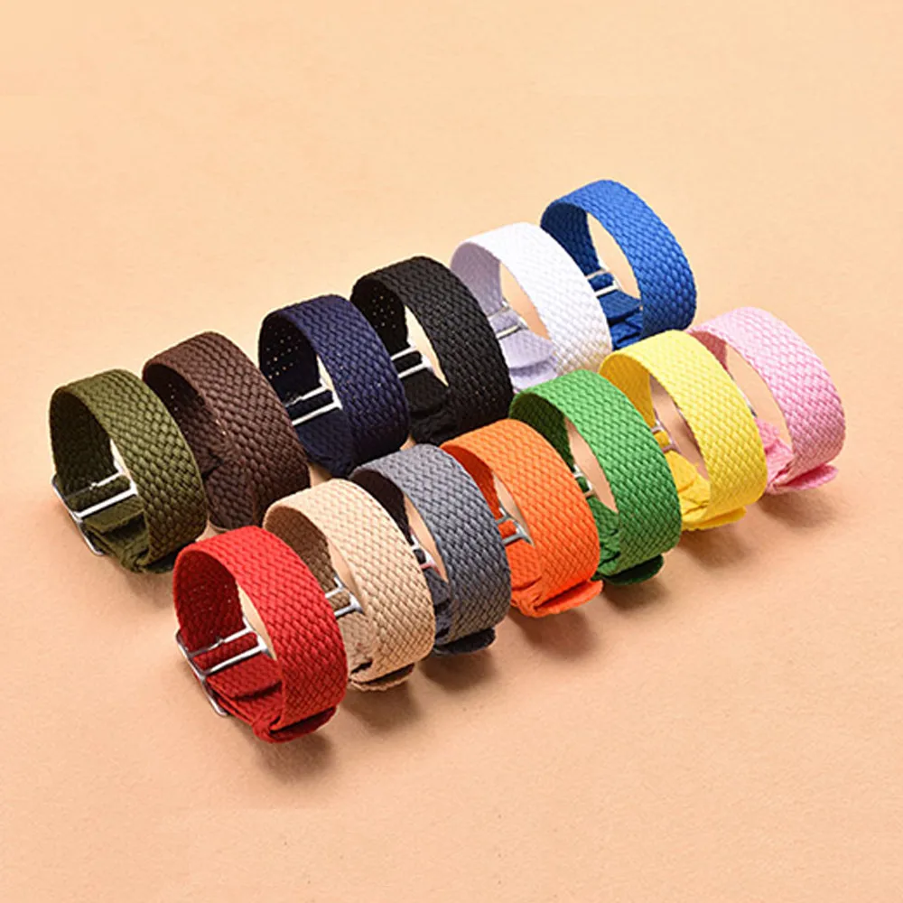 Nylon Strap 14mm 16mm 18mm 20m - Perlon Strap Woven incelemesi ve fiyatı