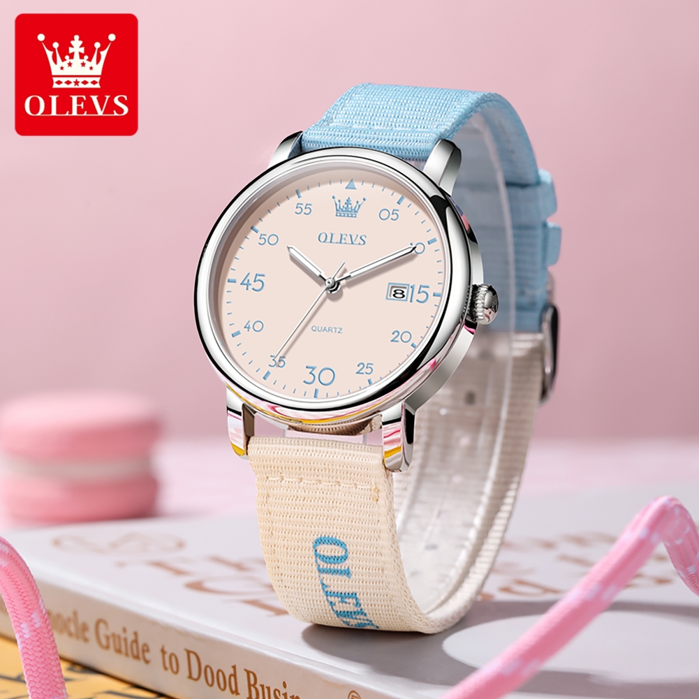 OLEVS Brand New Fashion Retro  - Canvas Strap Watch incelemesi ve fiyatı