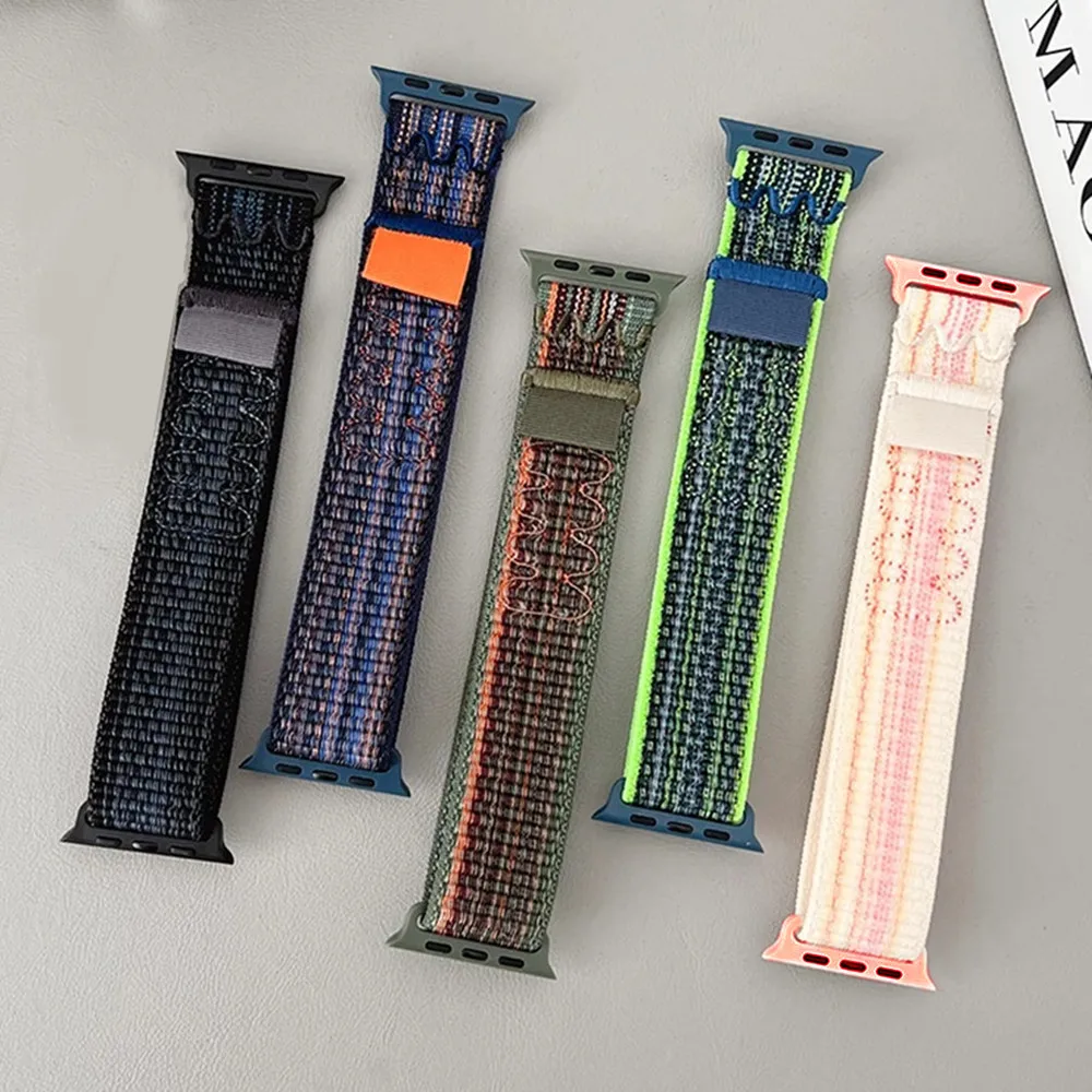 Nylon Sport Strap for Apple Wa - Sport Loop Velcro incelemesi ve fiyatı