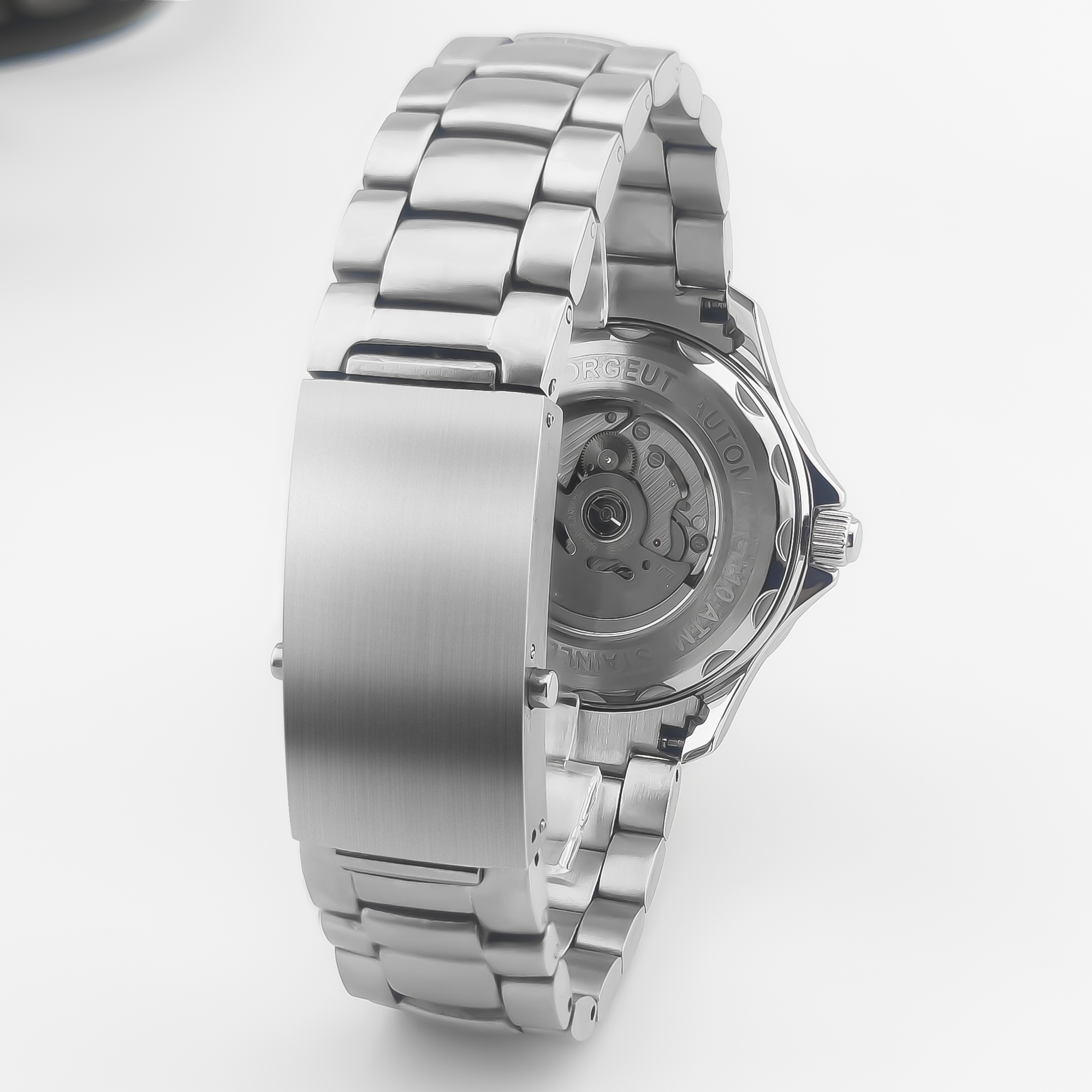 CUSTOM Logo Sapphire Glass Aut - Stainless Bracelet Diver incelemesi ve fiyatı